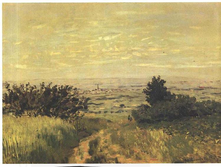 Claude Monet View to the plain of Argenteuil oil painting picture